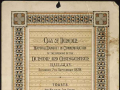 Invitation to the Dunedin-Christchurch rail link banquet