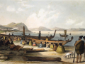 A Ngāpuhi raiding party prepares
