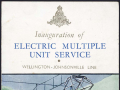 Opening the Johnsonville electric train service