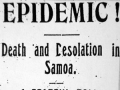 Reporting Samoa's influenza pandemic