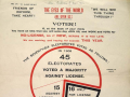 No alcohol license poster from 1911