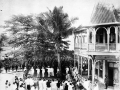 Raising the Union Jack in Apia