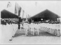 Governor General Fergusson inspects Cook Islands troops