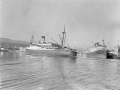 The <em>Hinemoa</em> in Wellington Harbour, 1951