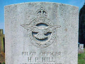 Gravestone of Pilot Officer Howard Hill