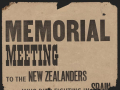 Spanish Civil War memorial poster