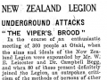 Report of New Zealand Legion meeting