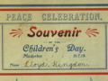 Peace celebrations in 1919