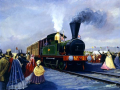 New Zealand's first railway, Christchurch, 1863