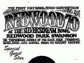 Redwood 70 festival poster