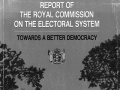 Royal Commission on the Electoral System report