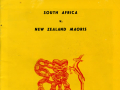 South Africa vs NZ Maori rugby programme