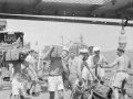 Loading stores on HMNZS <em>Leander</em>