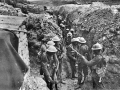 Troops in trench during the Battle of the Somme