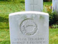 Grave of Donald Forrester Brown VC