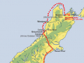 Map showing movements of the Burgess gang