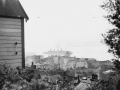 The <em>Aquitania</em> in Wellington Harbour