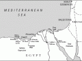 El Alamein campaign map, 1942