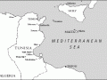 Tunisia campaign map, 1943