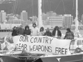 Nuclear-free New Zealand protestors