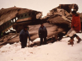 Plane wreckage on Mt Erebus