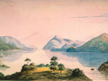 Lake Waikaremoana painting