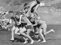Chariot race on Piha beach