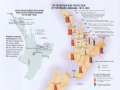 Map showing retention and protection of Māori language