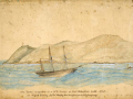 The <em>Cuba</em> at anchor, 1840