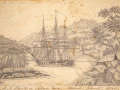 HMS Herald at Stewart Island, 1840