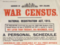 First World War census and conscription
