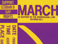 Poster supporting the Homosexual Law Reform Bill