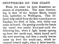 Report of the Maria shipwreck