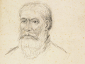 Sketch of Te Kooti probably drawn by Thomas Ryan, 1880s