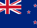 The official flag of New Zealand since 1902
