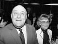 Robert Muldoon and his wife on election night, 1984