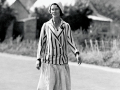 Esther James walks on, 1932