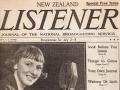 Cover of the first issue of the NZ Listener