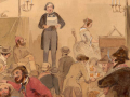 Charles Thatcher singing in Australia, 1855