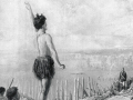 Rewi at Ōrākau, from Auckland Weekly News, 1893