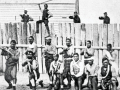 Captain Thomas Porter with his Māori 'auxiliaries'