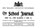 School Journal cover, 1916