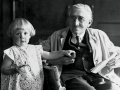 Dr Frederic Truby King and child, 1932