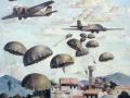 Painting of the German airborne invasion of Crete, 1941