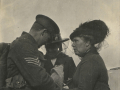 A mother farewells her soldier son