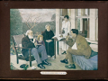 Returned soldier with family