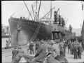 Queen's Wharf during the 1913 strike