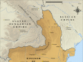 Map of the Kingdom of Romania in 1916
