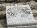 Remembrance plaque at Bere Ferrers