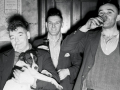 Drinkers at Denniston Hotel, West Coast, 1945